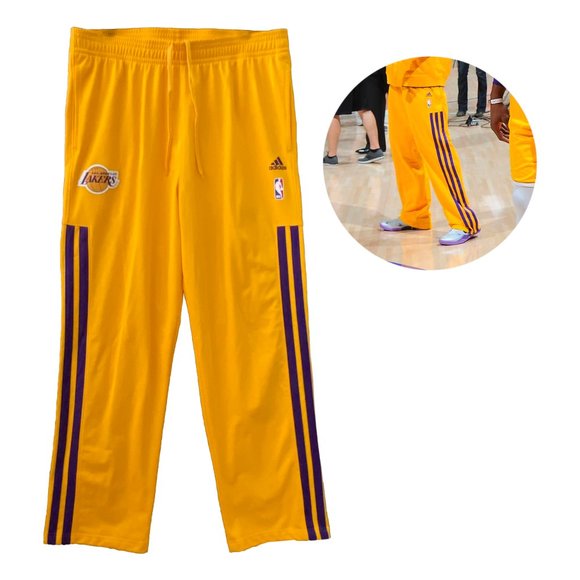 2012 NBA LA Lakers Gold & Purple ADIDAS Warmup Suit - Size XL Jacket & Pants - Picture 3 of 6